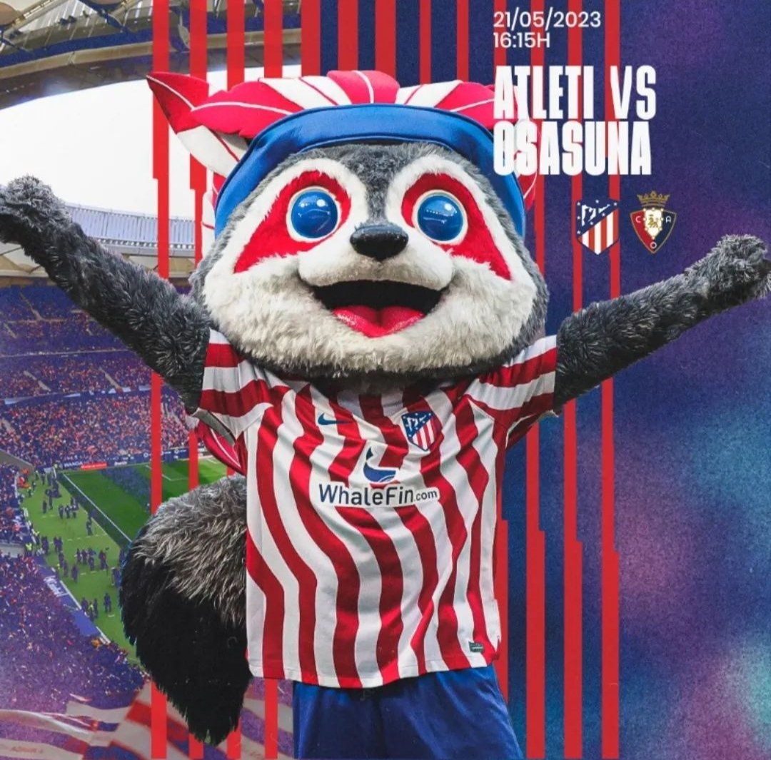 L'Atlético joue demain 🤩
Soyez prêts !!!
                    
                    Aúpa Atleti ❤️🤍