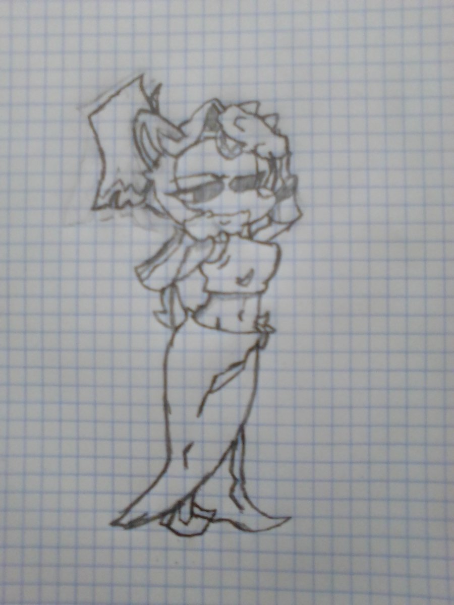 AriC44725617's tweet photo. I drawed her in class today cuz i really like her design
its not traced cuz i cant use my phone on class i just thinked about her design 
#minusfanon #nantelle @raenablaize626 (sorry for mention xd) https://t.co/8vjsqGoQsw