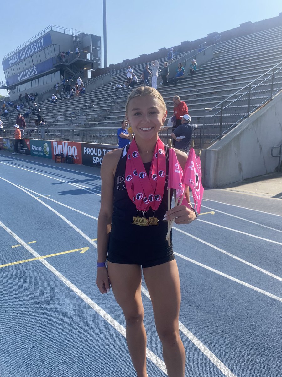 Thomas Donahue (@tk_donahue) on Twitter photo Have a day <a href="/oliviakramerr/">Olivia Kramer</a> shuttle hurdle 🥇61.34
100m dash 🥇12.12
4x1 🥇48.01
Perhaps the best 1 day performance by a <a href="/track_dchsgirls/">DCHS Girls Track & Field</a> athlete. Thanks for turning heads these 4 years. Have a day <a href="/oliviakramerr/">Olivia Kramer</a> shuttle hurdle 🥇61.34
100m dash 🥇12.12
4x1 🥇48.01
Perhaps the best 1 day performance by a <a href="/track_dchsgirls/">DCHS Girls Track & Field</a> athlete. Thanks for turning heads these 4 years.