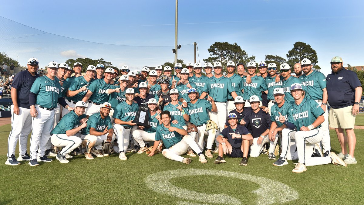 Needing two wins to earn the @caasports regular season crown, #UNCW swept William &amp; Mary on Saturday at Brooks Field ... Story: bit.ly/42V0fRi
