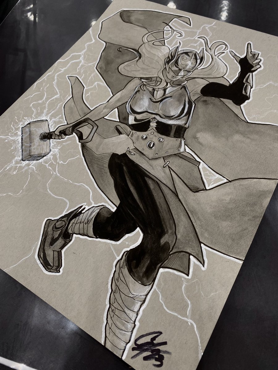 Commission from @CCRevolutionWPB #ComicConRevolution 

Jane Foster