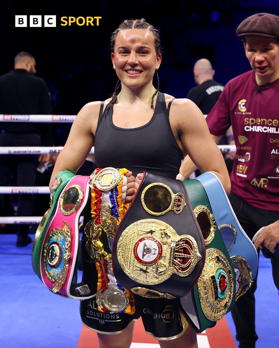 Quite the collection of belts @chantellecam!

#BBCBoxing
