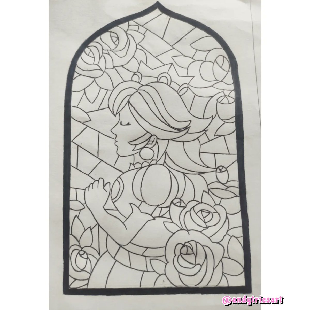 andyqueen_art's tweet photo. 👑Princess Peach👑

#traditionalart #artist #fanart #princesspeach #peach #mariobros #sketch #lineart #coloringart #mariomovie #artetradicional #artwork #sketching #lineartist #coloring #colordrawing https://t.co/0GGY7XUVXp
