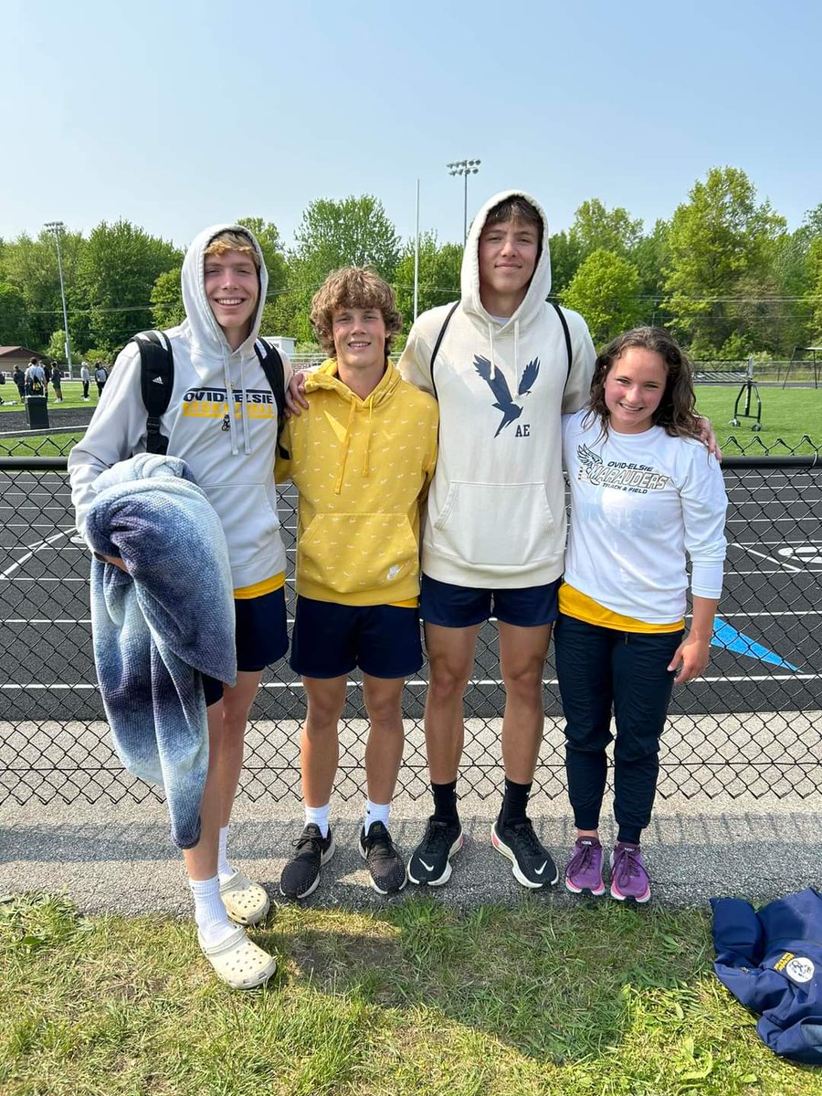 Great day for all our athletes at an incredibly competitive regional meet. Here are your state qualifiers. 

Tryce Tokar in Pole Vault
- School Record 14' 8 1/4"

Alexis Spitzley in the 800
- School Record 2:22.63 (yes again)

Beau Price in the 400

Clay Wittenberg in High Jump