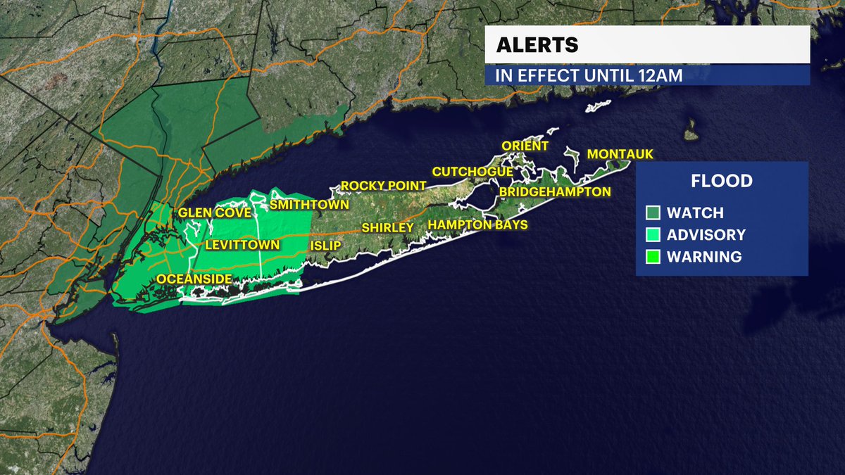 Krystal_Weather's tweet photo. Rain Check! Flood Advisory in effect for Nassau and western Suffolk through 8:15PM. Flood Watch remains until midnight. Be Safe! https://t.co/5a5kOpb5Kk