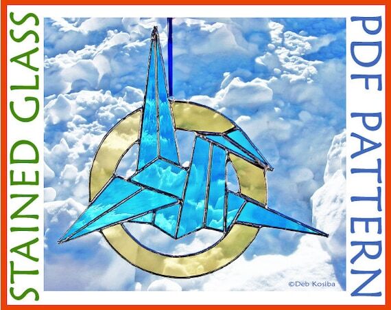 SewardStStudios's tweet photo. Check out this renewed listing in our Etsy shop! https://t.co/Jt3ZmTfLv3 Easy Origami Crane Stained Glass Pattern, Stain Glass Origami Crane PDF, Origami Crane Suncatcher Pattern PDF, Crane Craft Digital Download by SewardStreetStudios https://t.co/TdZRNSyN6b