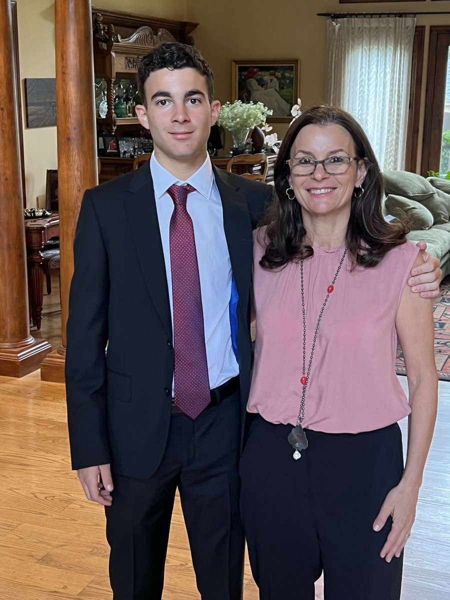 Off to junior prom- He was sick of me reminding him to make sure he always had the 2 AuviQ's & to tell his date where they were- no eating at pre prom party- prom at school where back up auto injectors &trained teachers & vetted food- planning 4 #foodallergy essential then FUN