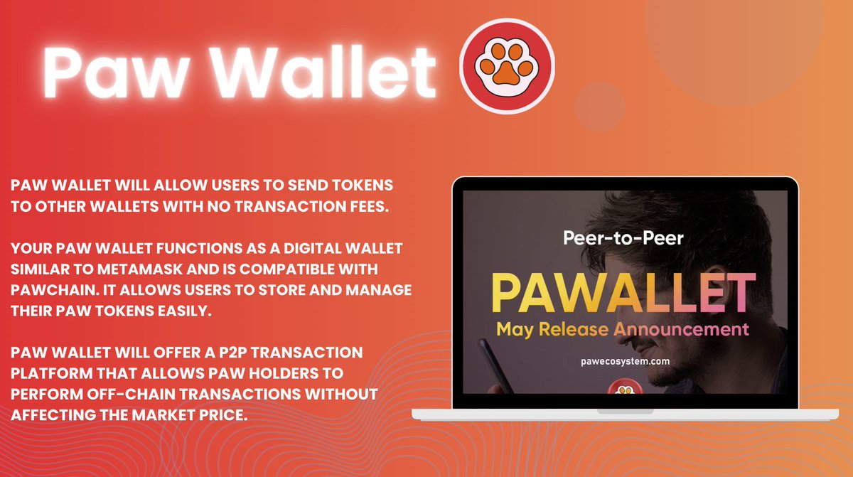 VERY Excited for this one 👀 

Some key features outlined for the upcoming "Pawallet" 🚀 

#PAWSWAP $PAW #Crypto ✨