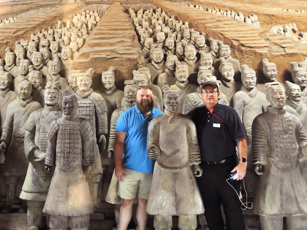 This was taken on our trip to China, The Terracotta Warriors near Xi' an. Great Trip.