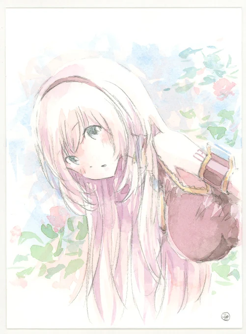 ひょこっとルカさん描きました～