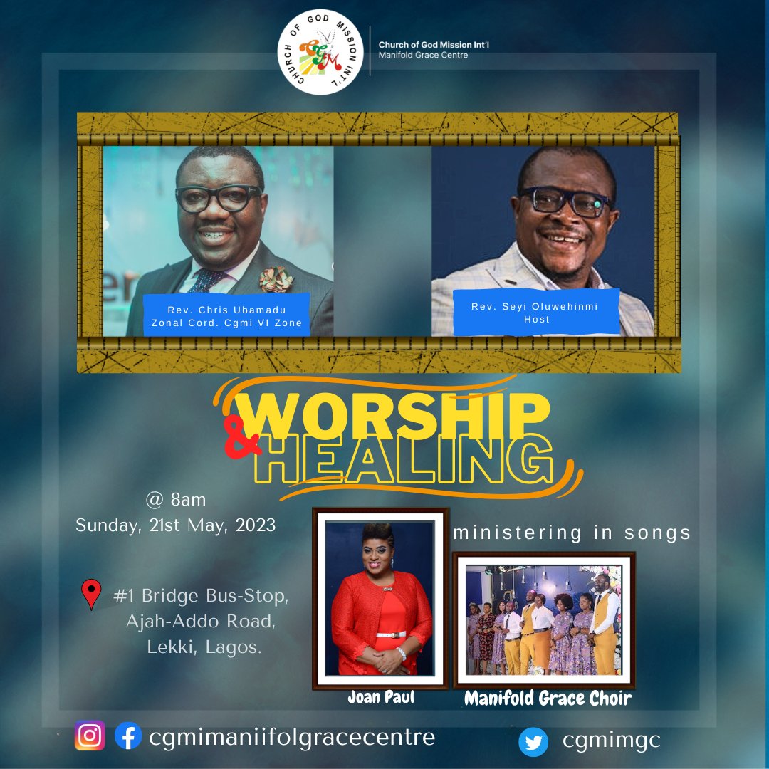 @SpiricocoNg Join us in a few hours from now! We feel it! We know it! God is set and so are we.

Join us @ 8am this morning. Miracles and testimonies await you.

#HealingandWorship
#SundayService 
#HealthyLiving 
#MegaCon2023 
#MamaIdahosaAt80 
#AboveOnly 
#BenefitsoftheCross