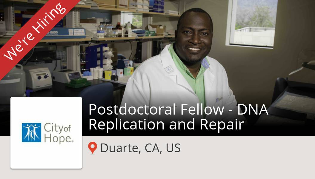 Check out this #job: #Postdoctoral Fellow - DNA Replication and #Repair at #CityofHope in #Duarte workfor.us/cityofhope/z93… #hiring #careers #healthcare