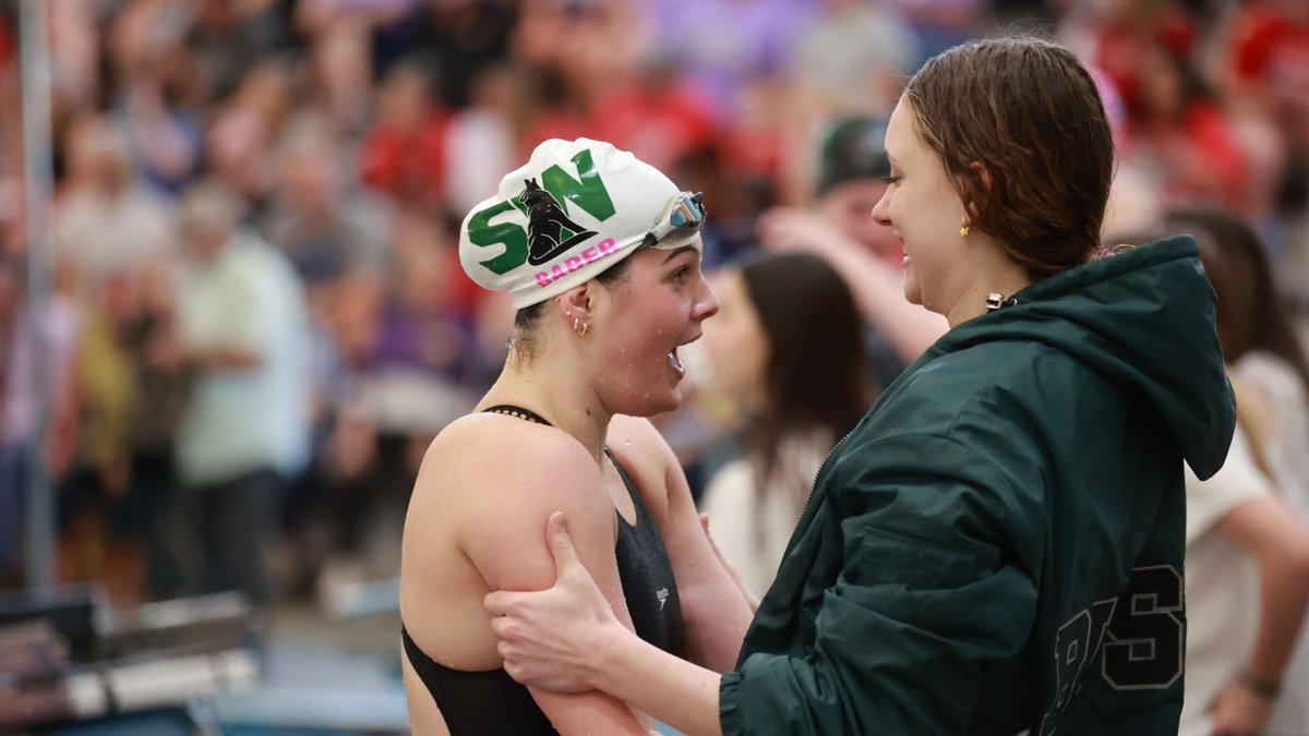 BVSW’s Presley Baber wins the 100 free with a time of 52.31.
