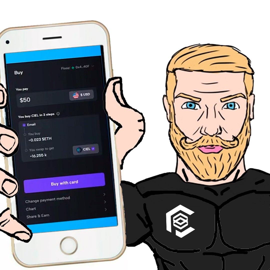 CielProtocol's tweet image. Looking for a 100% NON-#RugPull but unsure where to start? With #CielProtocol, getting into #Crypto has never been easier or safer! You can now buy $CIEL using your debit or credit card at cielprotocol.com. Join us and truly win in #MemeSeason2023 with a trusted, doxxed…