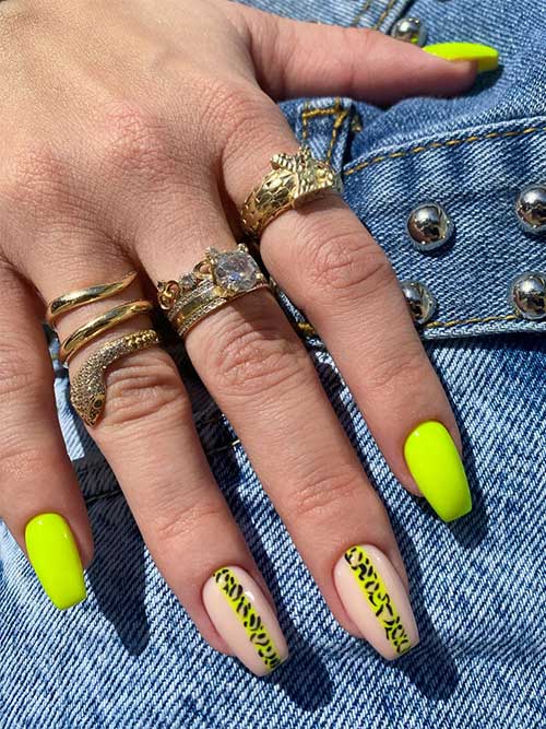 Neon French Nails Are Pop Of Color Your Summer Manicure Needs