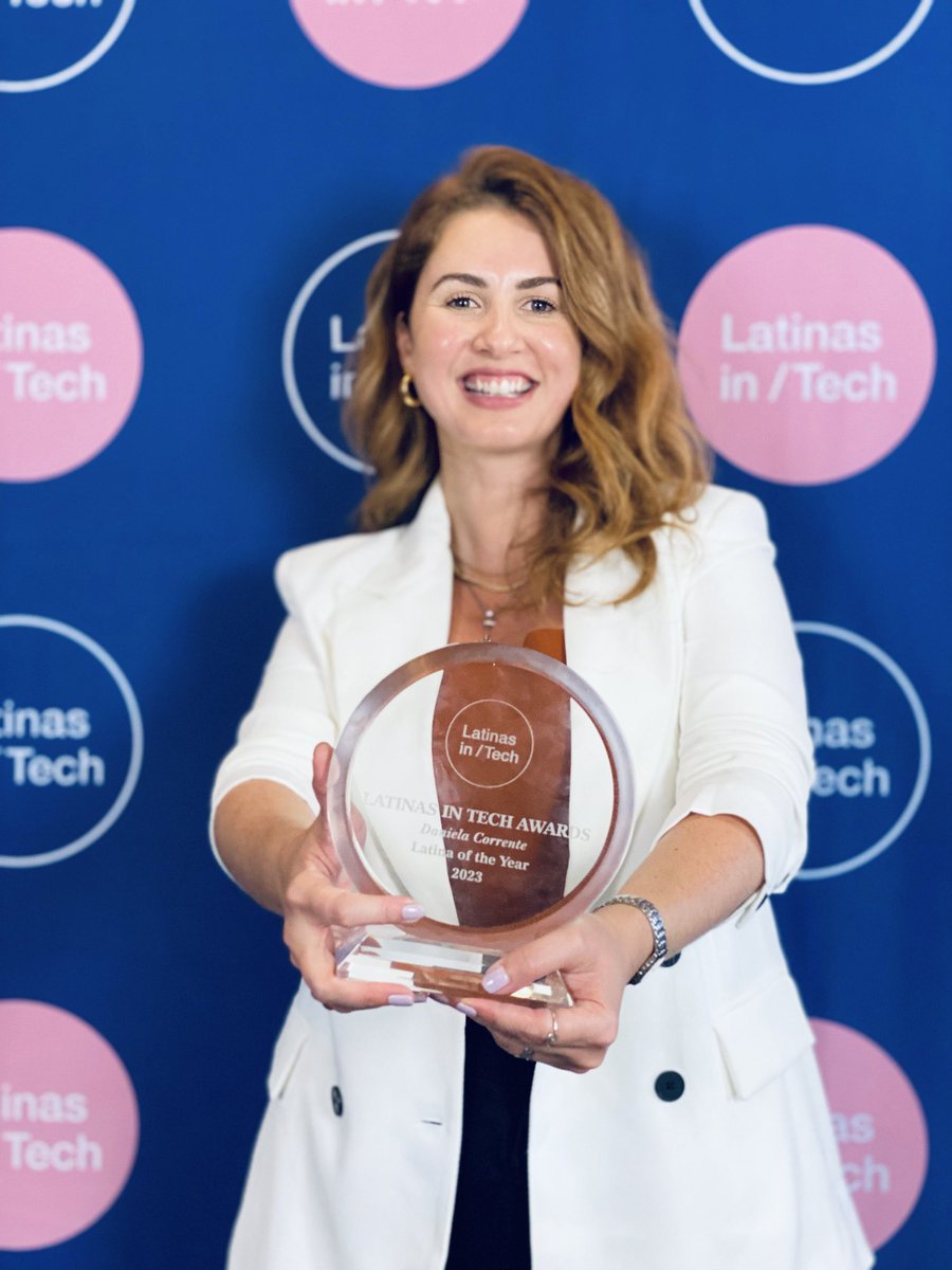 Daniela Corrente (@danicorrente) on Twitter photo This week, <a href="/latinas_tech/">Latinas in Tech</a> named me LATINA OF THE YEAR!
Latinas are big, we are powerful. Whoever tries to make us small, it's because they donāt know how to handle greatness.
Letās keep writing new narratives where Latinas with power are not the exception, but the expectation. This week, <a href="/latinas_tech/">Latinas in Tech</a> named me LATINA OF THE YEAR!
Latinas are big, we are powerful. Whoever tries to make us small, it's because they donāt know how to handle greatness.
Letās keep writing new narratives where Latinas with power are not the exception, but the expectation.