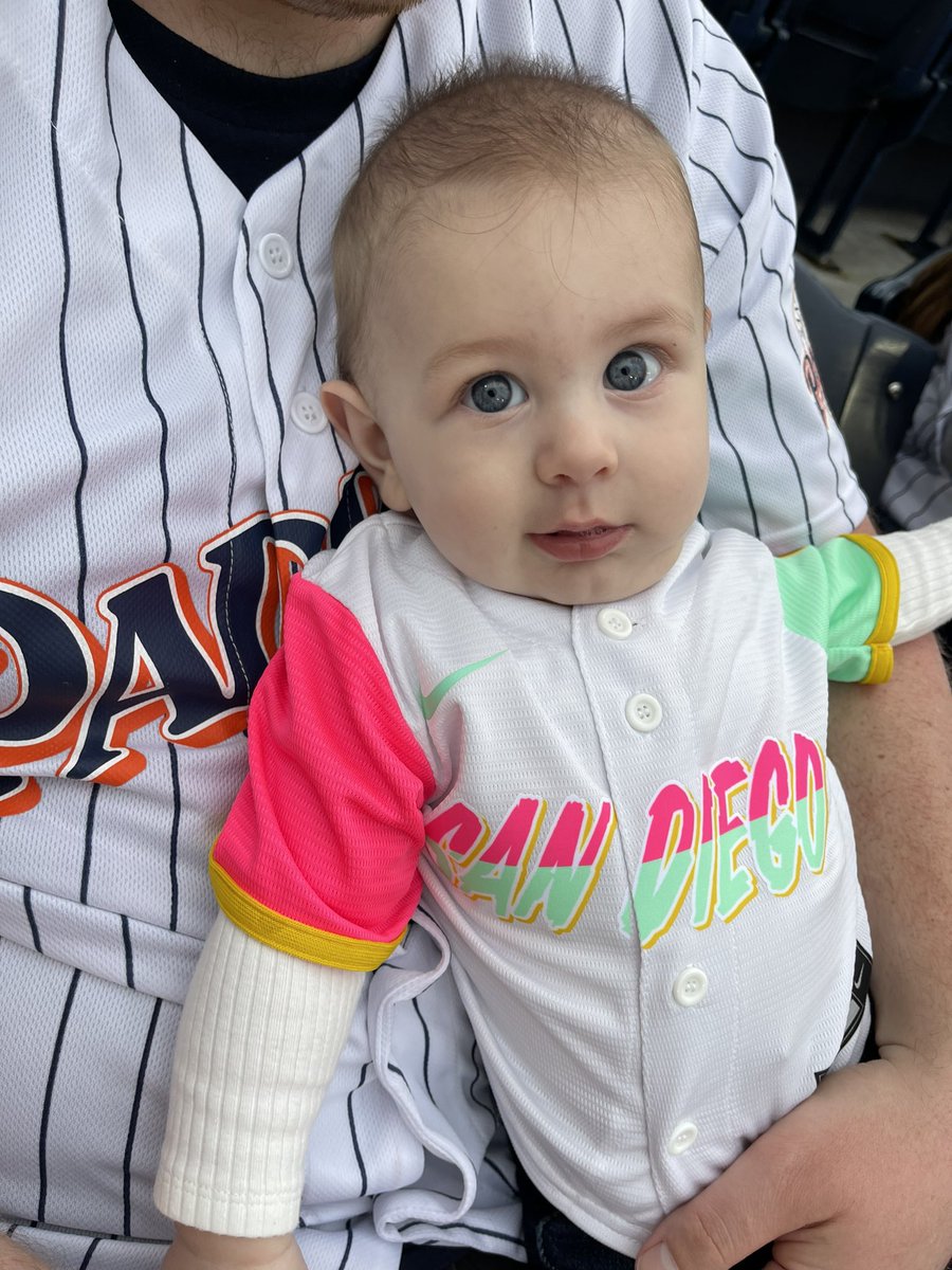 lrgorney's tweet photo. Starting my nephew’s love for the @padres early. https://t.co/0xzYN79V2B