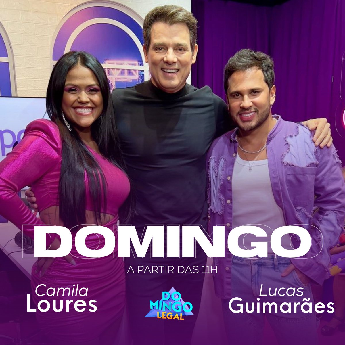 supportcarlu's tweet photo. Amanhã, vamos ser time amarelo com @lucasgreal no quadro Passa ou Repassa Domingo Legal com Celso Portiolli 💛

📺É a partir das 11h, no SBT https://t.co/v3Oy1m6PMb