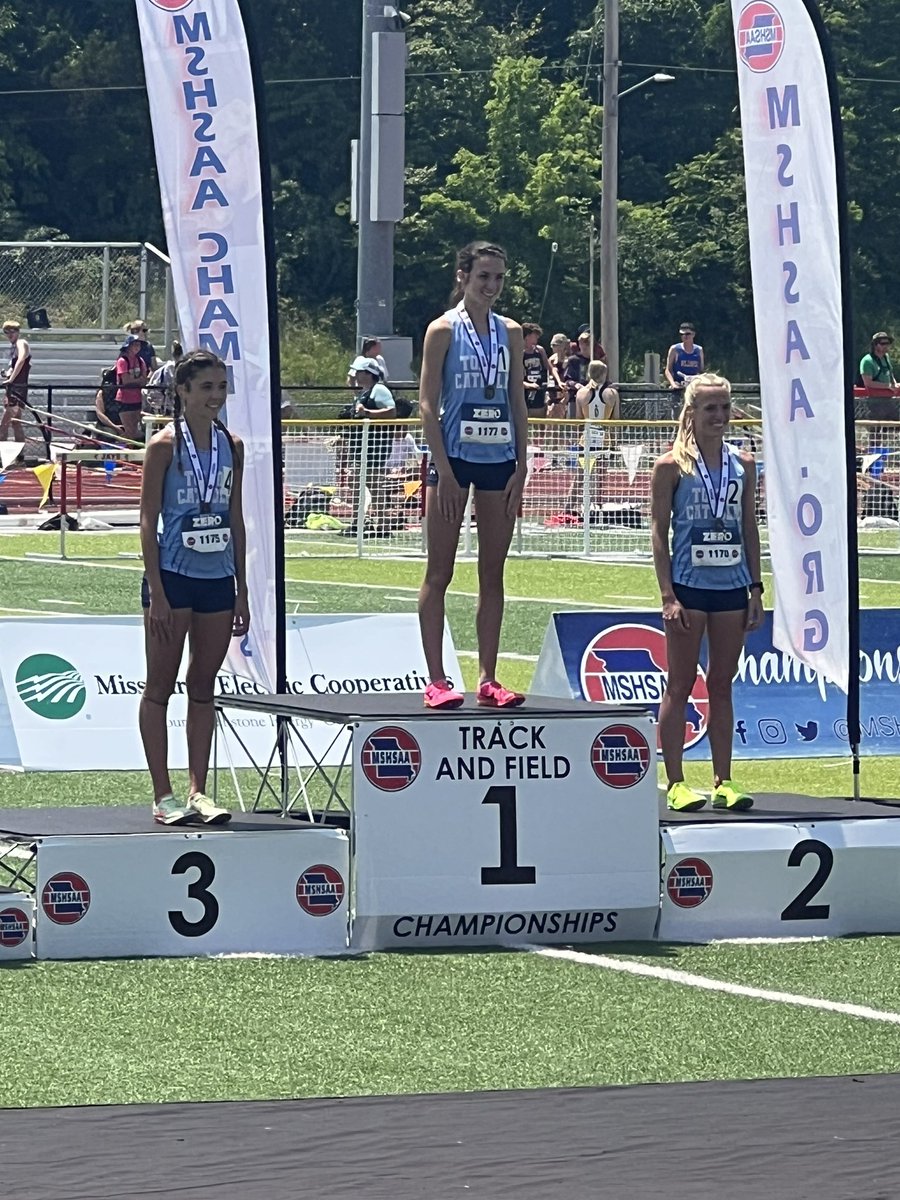 Tolton Track & Field (@toltontrack) on Twitter photo Get out your brooms 🧹 - it was a TOLTON sweep in the Class 2 girls 1600m
🥇<a href="/elyse_wilmes/">Elyse Wilmes</a> 4:54.98
🥈Olivia Andrews 5:03.52
🥉<a href="/makaylin_viet/">Makaylin Viet</a> 5:14.24
All 3 runners ran PR’s & <a href="/elyse_wilmes/">Elyse Wilmes</a> time is a
NEW SCHOOL RECORD & NEW CLASS 2 STATE RECORD! Get out your brooms 🧹 - it was a TOLTON sweep in the Class 2 girls 1600m
🥇<a href="/elyse_wilmes/">Elyse Wilmes</a> 4:54.98
🥈Olivia Andrews 5:03.52
🥉<a href="/makaylin_viet/">Makaylin Viet</a> 5:14.24
All 3 runners ran PR’s & <a href="/elyse_wilmes/">Elyse Wilmes</a> time is a
NEW SCHOOL RECORD & NEW CLASS 2 STATE RECORD!