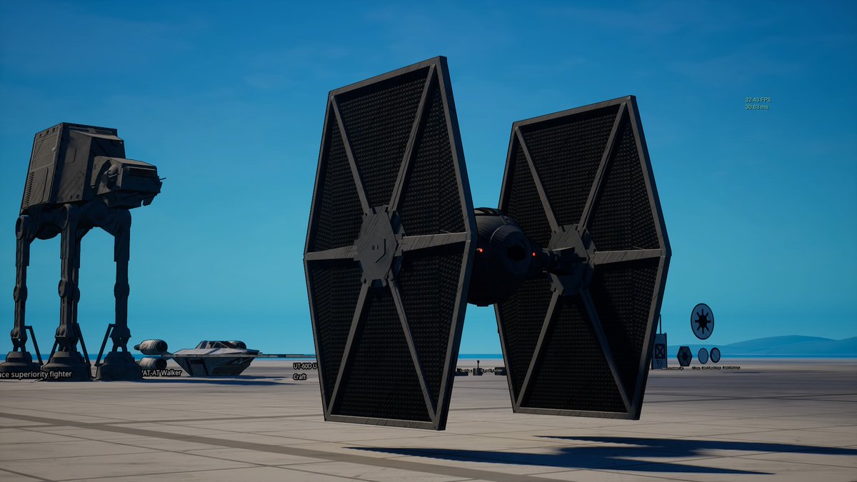 TIE/LN Starfighter #FortniteCreative #Fortnite #StarWars #CreatedinFortnite