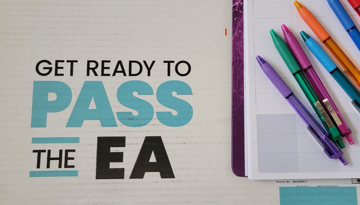 Eeeeeekkkkk! This is happening! On my way to becoming an Enrolled Agent! #TaxTwitter #IYKYK #study