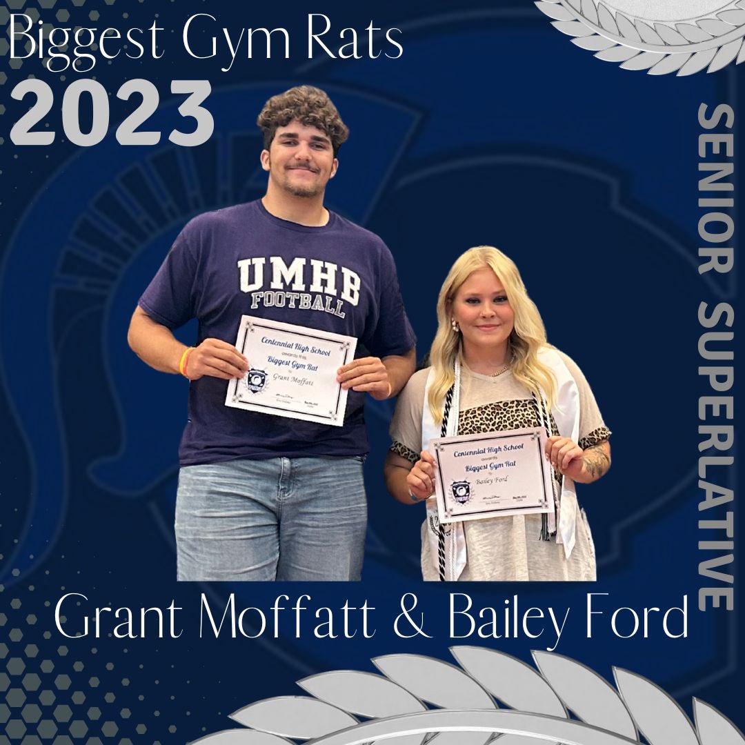 Congratulations to the following Senior Superlatives 2023.<a href="/CHSSpartans/">Centennial Spartans</a> <a href="/BurlesonISD/">BurlesonISD</a>