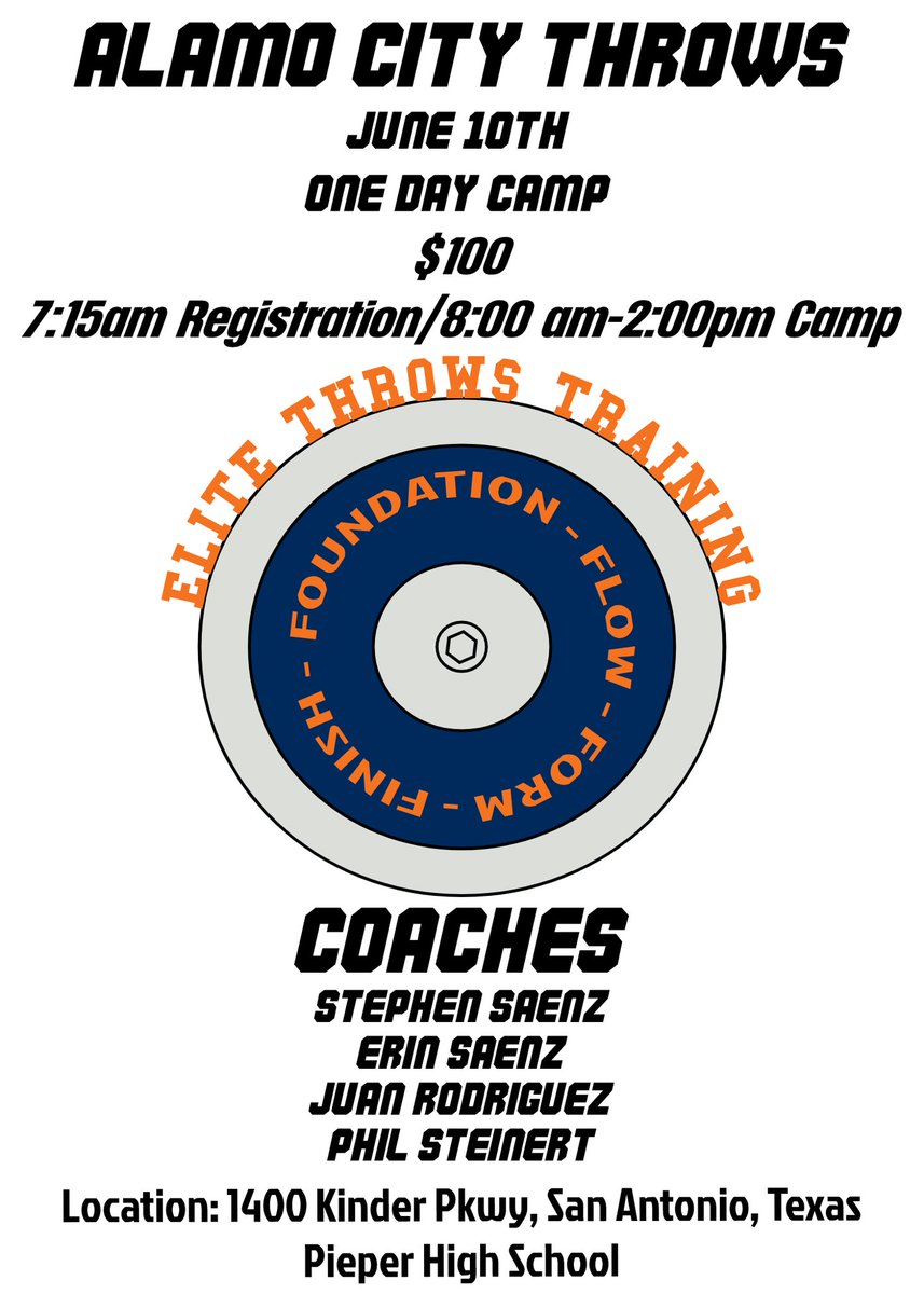 It’s that time again!!! Don’t miss out on a great opportunity to get better. If you’re looking to register, please feel free to send a DM for the link to sign up.