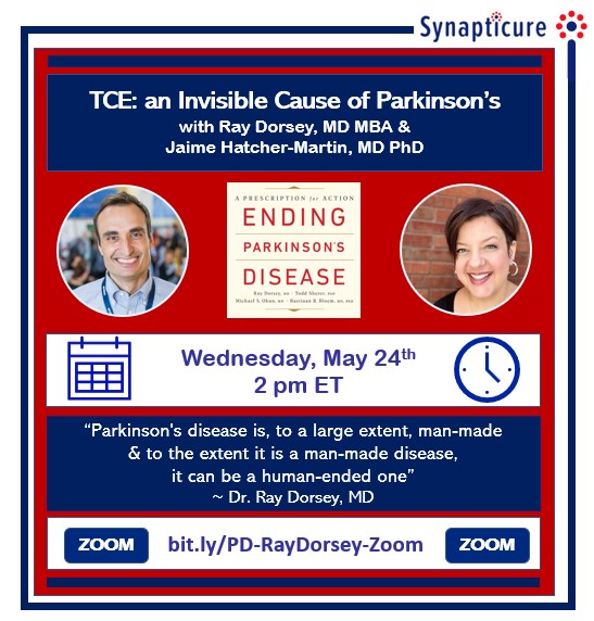 To #Veterans, people from towns like #Maryvale in West #Phoenix, or near airports like #Tucson's southside...
new JAMA Neurology study found 70%⬆️ risk of #Parkinsons with L/T #TCE exposure

⬇️Register
bit.ly/PD-RayDorsey-Z…

#exposome 
#parkinsonsdisease #parkinsonsresearch