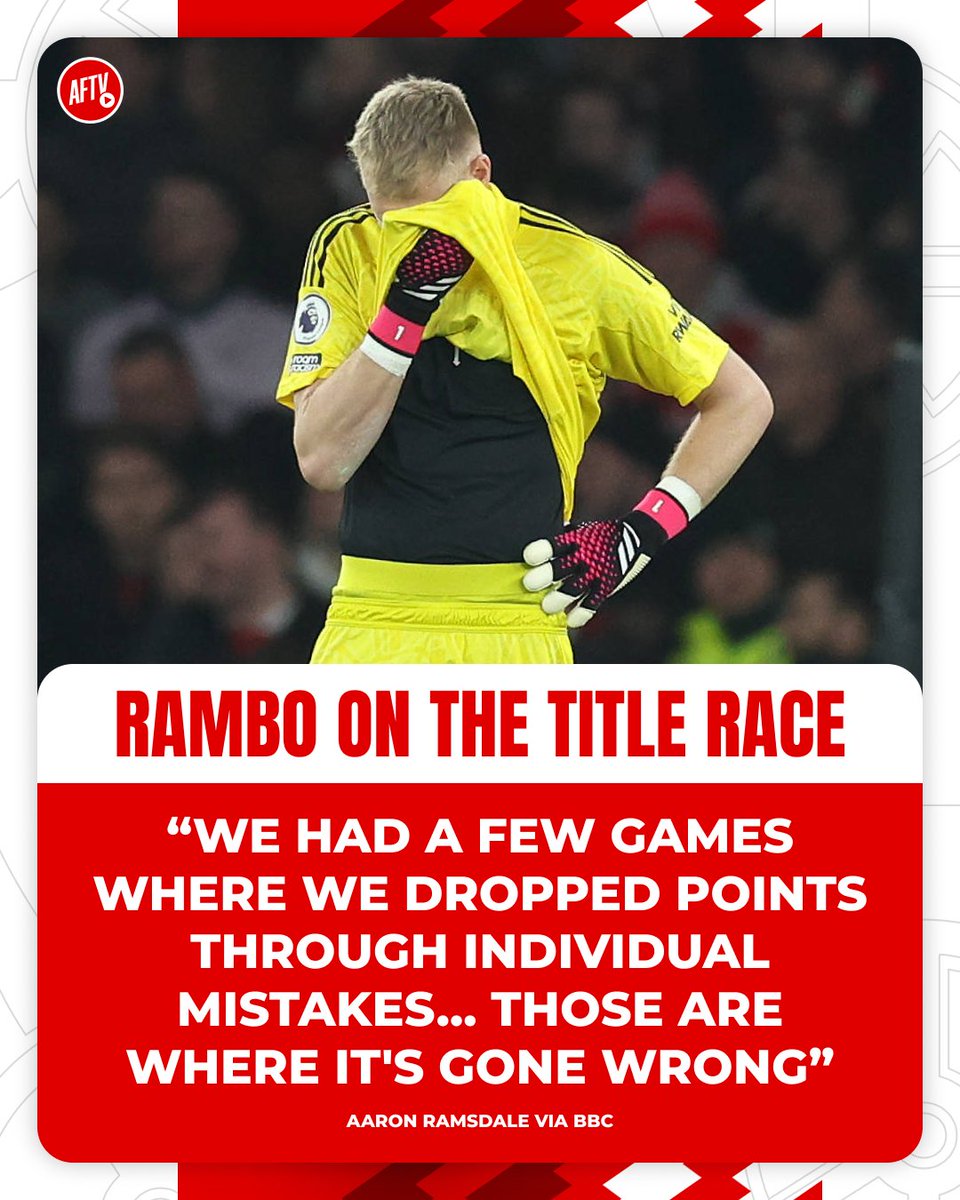 Are individual mistakes to blame for missing out on the title? 🏆

#Ramsdale #NFOARS #Arsenal #AFC