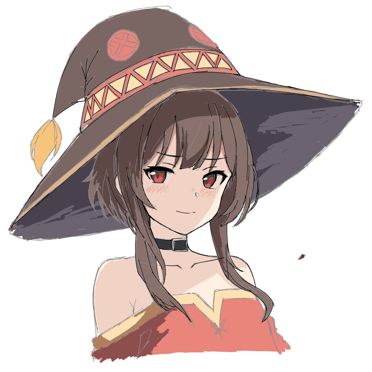 Drawing Megumin in Roblox...