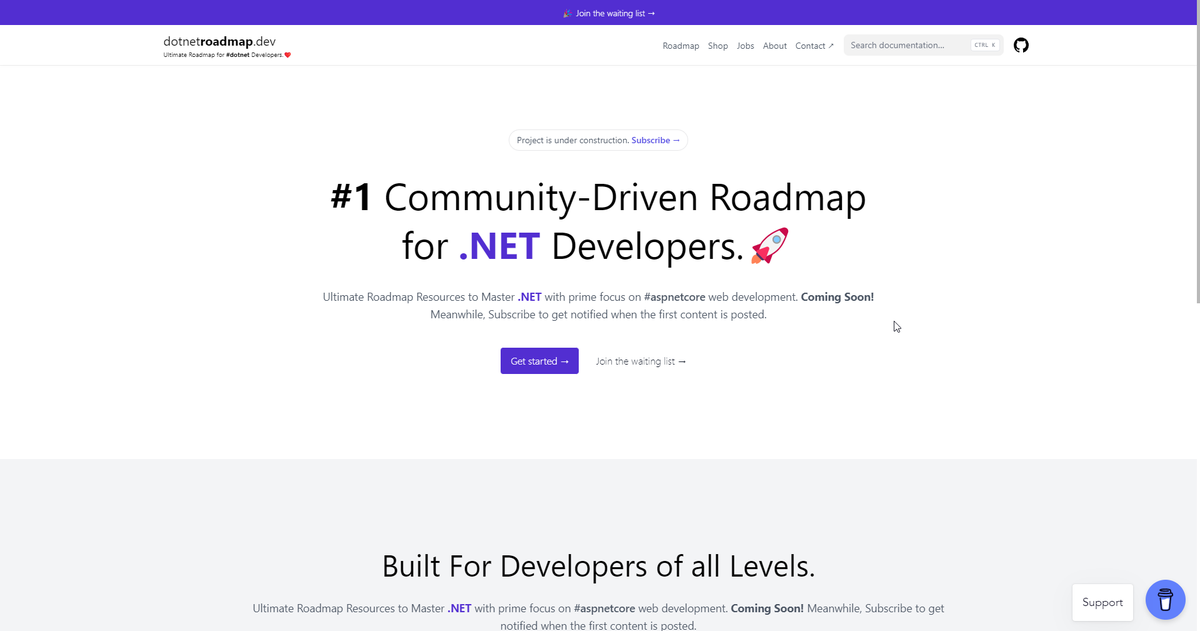 iammukeshm's tweet image. #dotnetroadmap Landing Page. The idea is to build a one-stop resource for #dotnet developers of any skill level. #buildinpublic #buildforpublic

visit: dotnetroadmap.dev