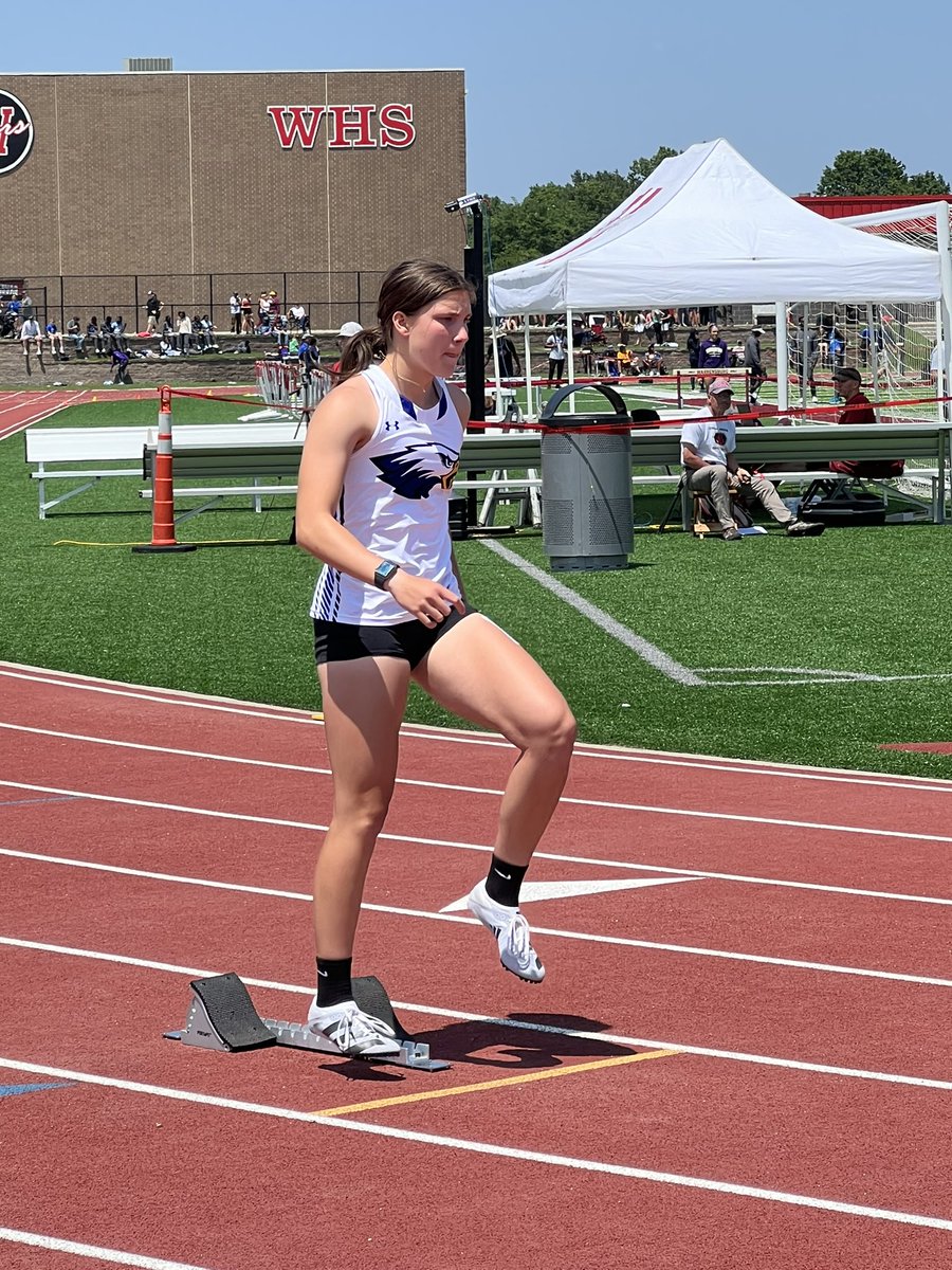 Addilyn Campbell headed to Sate in the 400!