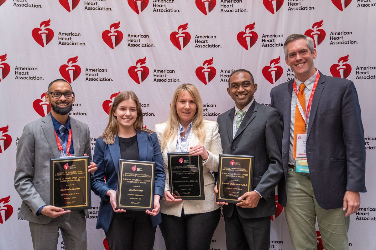 Don’t wait! Submit your #AHA23 abstract by June 8 and apply for the @ATVBCouncil Elaine W. Raines #EarlyCareer Investigator Award at bit.ly/ElaineWRaines. @ATVBEarlyCareer @ATVBwlc #Atherosclerosis #Thrombosis #VascularBiology #VascularMedicine #CardioTwitter @AHAScience