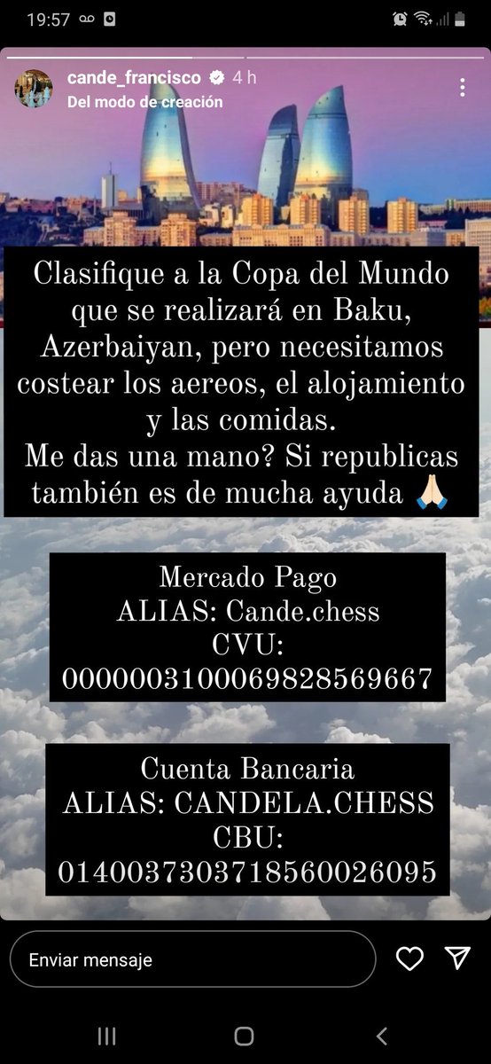 Nowhere_walrus's tweet image. Candela Francisco es campeona continental de ajedrez, Gran Maestra, nro 1 del país pero pide ayuda para poder ir a la Copa del Mundo @walkingconurban