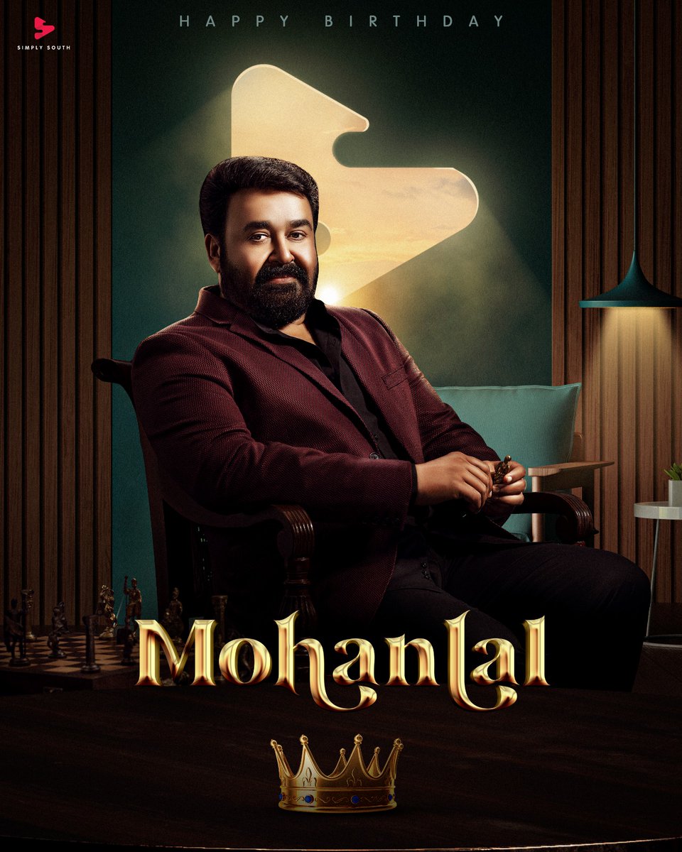 The nation's icon and the most versatile. 🙏🏻

Team Simply South wishes one of the greatest actors in Indian cinema - #Mohanlal, a very happy birthday. 🥳

<a href="/Mohanlal/">Mohanlal</a> | #HBDMohanLal