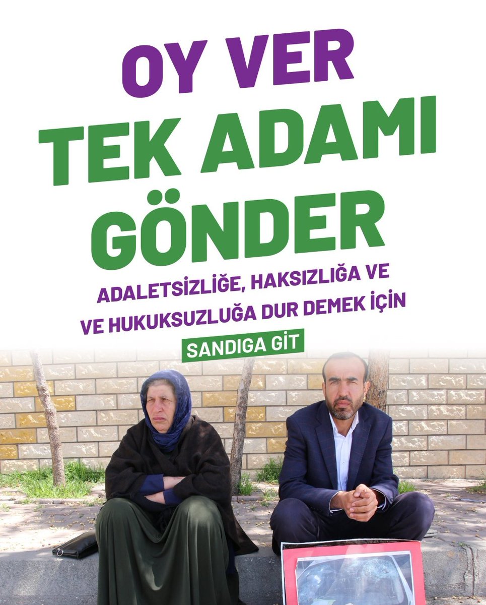 MerdinSol's tweet photo. 28 MAYIS'ta OY ver,
Hukuksuzluğa, 
Adaletsizliğe,
Haksızlığa,
SON ver.. ÉDÎ BÉSÉ...
@YesillerSol https://t.co/kLz4YXYdsp