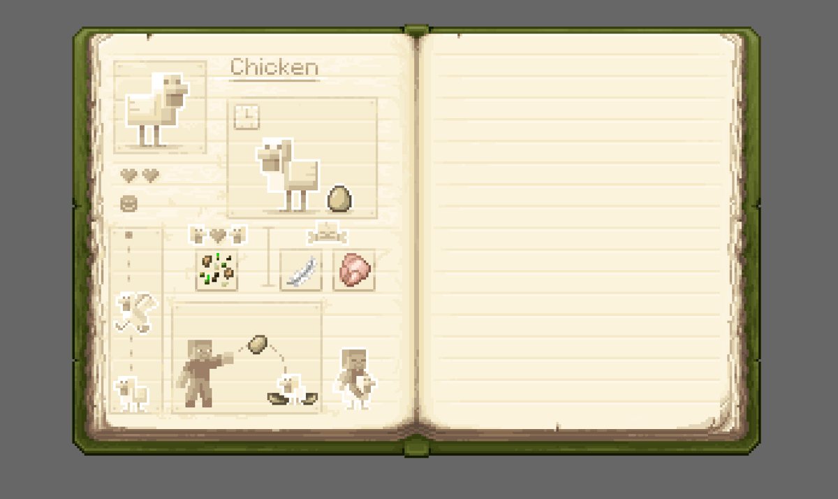 Ninnih_'s tweet photo. Minecraft Mobestiary concept https://t.co/XFnBOI69Vx