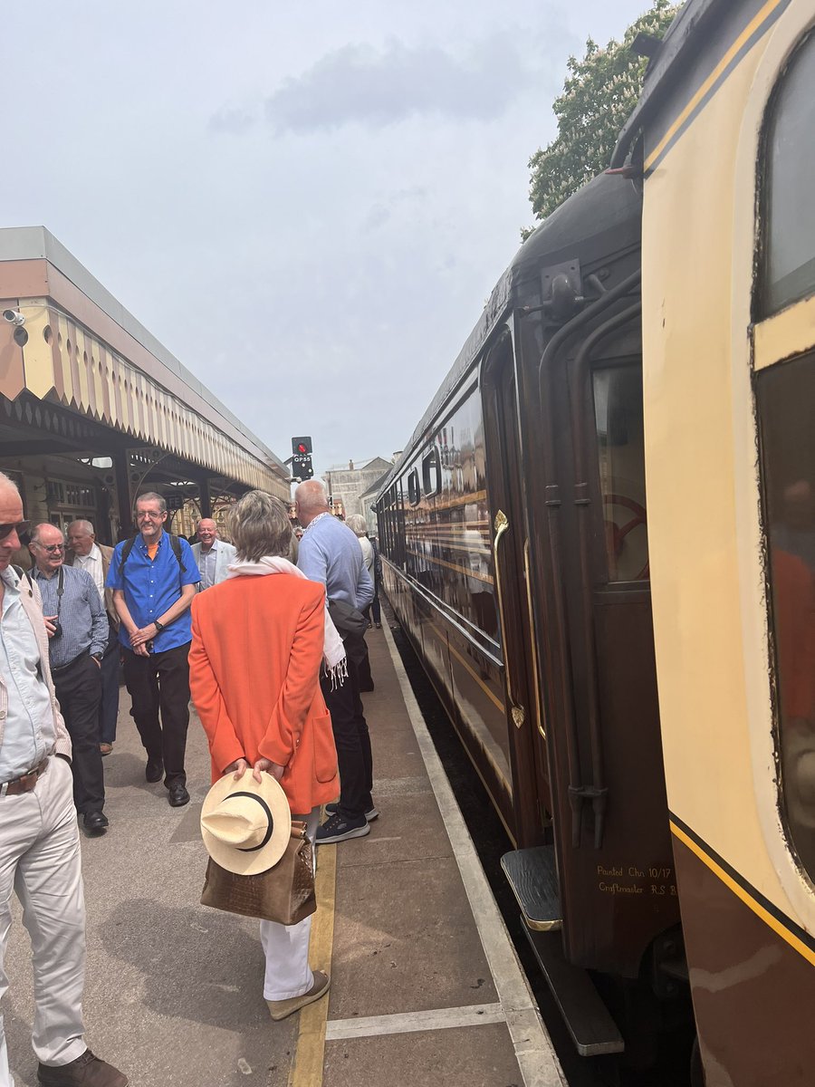 Amazing 50th anniversary celebration in Paignton for the fabulous steam train. Great day out - great people - great &amp; unique experience - thank you Sereny and team <a href="/dartmouth_rail/">Dartmouth Steam Rail</a> <a href="/JudiSpiers/">Judi Spiers</a>