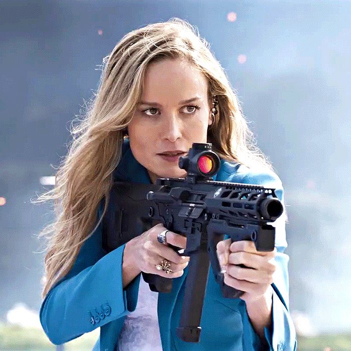 2023 is shaping up to be a hell of a year for boss ladies in blue suits #ScreamVI #FastX #GaleWeathers #BrieLarson