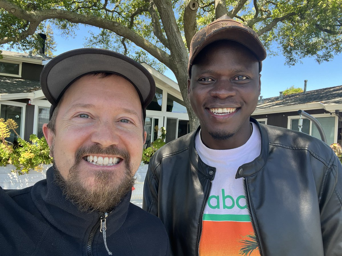 👏👏👏Please join me in congratulating Geoffrey Otim <a href="/otimgeoffrey25/">Otim geoffrey</a> from Uganda, founder of <a href="/SynBioAfrica/">SynBio Africa</a>. He’s here in the Bay Area to receive this year’s <a href="/SynBioBeta/">SynBioBeta</a> Impact Award On Thursday in Oakland! 🕺🏼🚀🧬