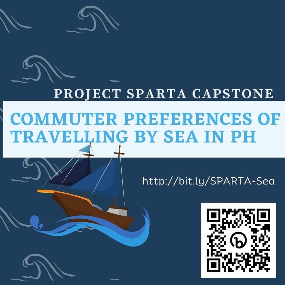 Yrhen_Bernard's tweet image. Being a @DOSTphl Project SPARTA PH Scholar, I am to conceptualize a capstone project. For this I chose, of course, what else: #maritime transportation! 

I am then seeking respondents for my questionnaire accessible here

bit.ly/SPARTA-Sea

#ProjectSPARTA 
#SPARTAPH