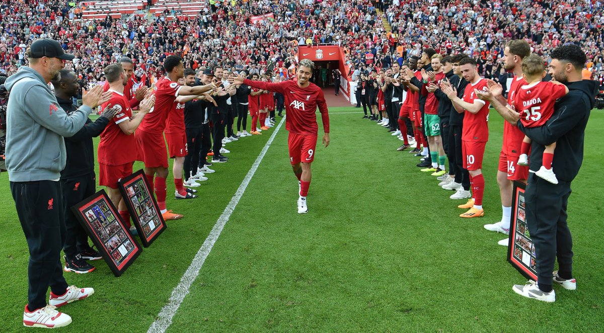 Farewell Bobby Firmino. Liverpool and Premier League legend. ❤️