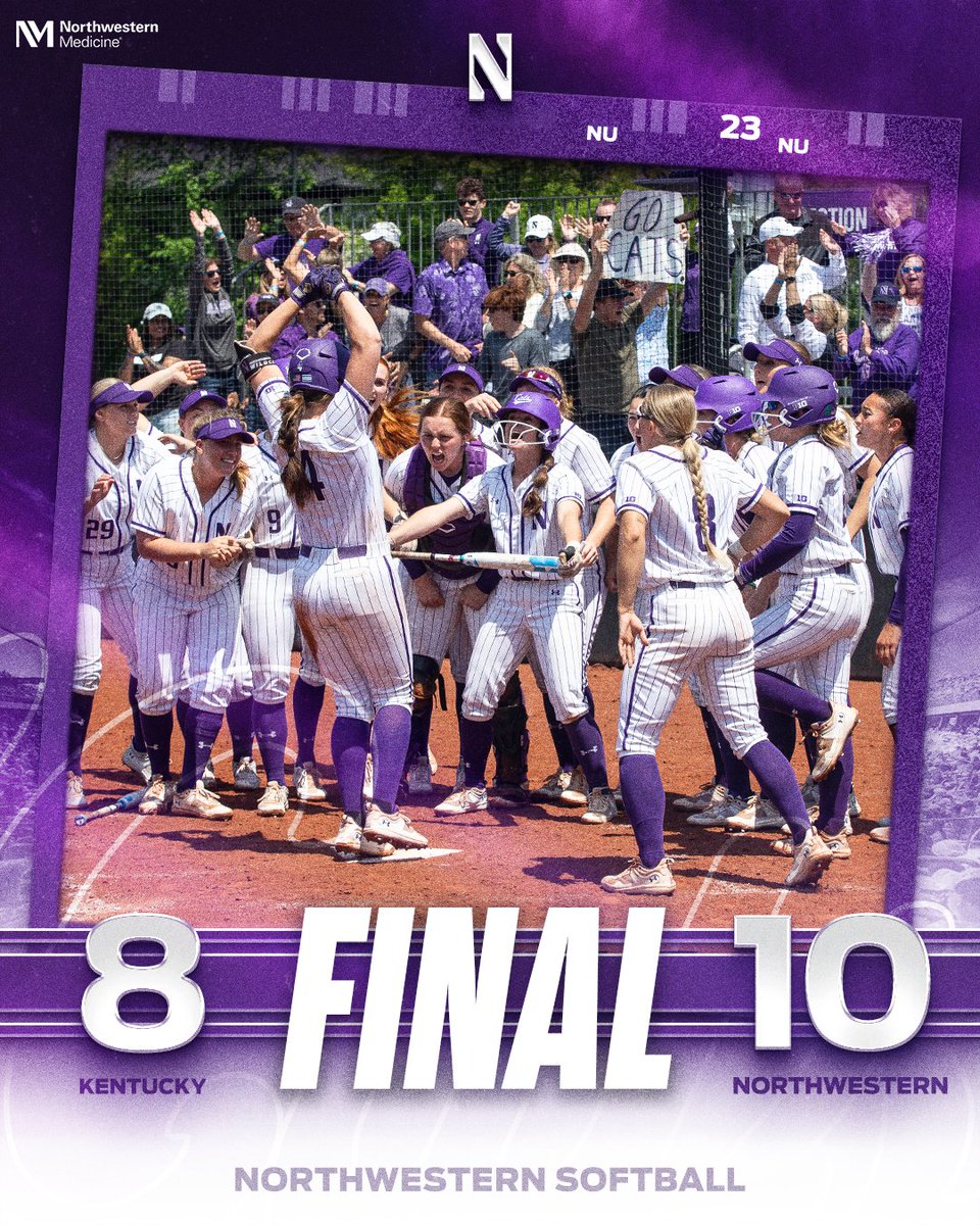 𝗕𝗔𝗟𝗟𝗚𝗔𝗠𝗘 😼💜

Moving on to Championship Sunday!

#GoCats | #BeRemarkable