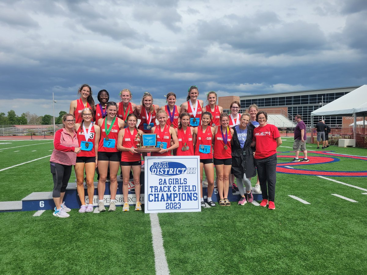piaadistrict3's tweet photo. The PIAA District III 2A girls team track and field champion Annville-Cleona https://t.co/6VmJIRVXfK