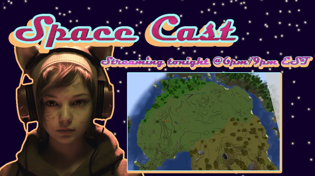 SpicyTownHall's tweet image. 🚀⛏️ It's a Minecraft face-off on The Space Cast! Watch as we compete to build the most epic structures in Spicy Town. Whose creation will reign supreme? Join us @ 6pm/9pm EST #SpaceCast #BuildOff #MinecraftChallenge