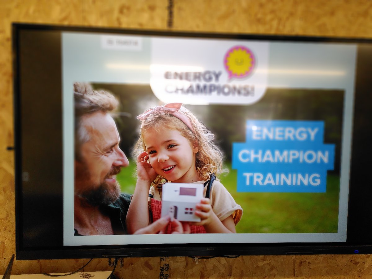 Fab first day of #EnergyChampion training delivered by @EnergiseSussex at @WeAreESCG's Green Training Hub in #Eastbourne today. Start of scaling up #communityenergy projects around the town to reduce #fuelpoverty & speed up #NetZero2030 campaign. We're proud to be part of this.