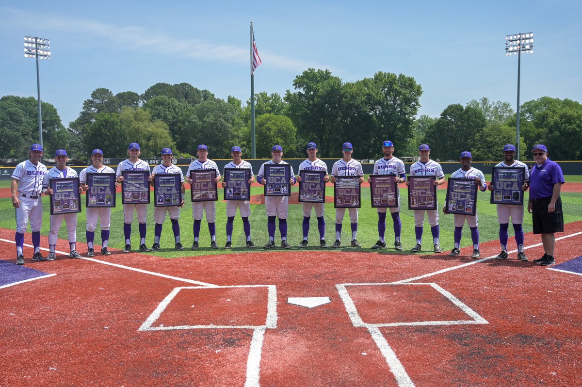 UCABearBaseball's tweet photo. Couldn’t ask for a better group of guys. Thank you, Seniors! 

#BearClawsUp https://t.co/PhxrJrqvpn
