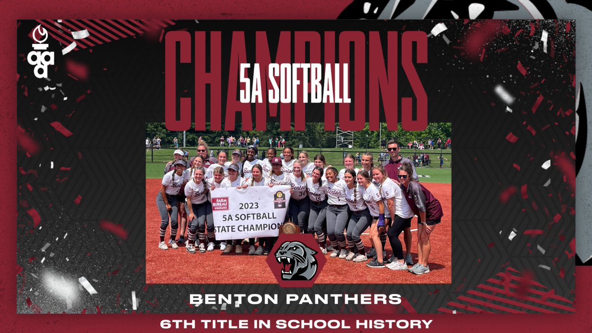 Arkansas Activities Association (@arkactassn) on Twitter photo It's a three-peat! <a href="/_bentonpanthers/">Benton High School</a> scored early and got a dominant pitching effort from Alyssa Houston as they take down Greene Co. Tech 7-0 for the 5A softball championship! It's a three-peat! <a href="/_bentonpanthers/">Benton High School</a> scored early and got a dominant pitching effort from Alyssa Houston as they take down Greene Co. Tech 7-0 for the 5A softball championship!