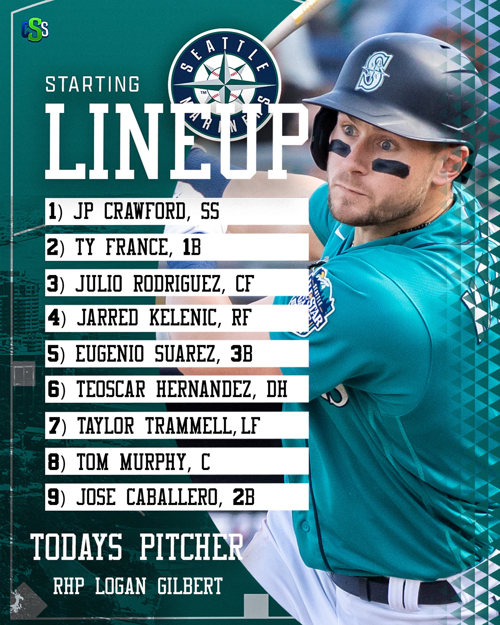 Circling Seattle Sports on Twitter "Here is tonight's Mariners