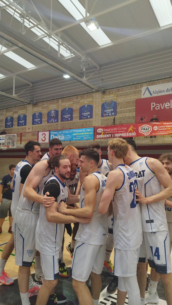 El Prat Esports (@elpratesports) on Twitter photo El <a href="/CBPrat/">Club Bàsquet Prat</a> aconsegueix el seu tercer ascens a la LEB Or després de superar al <a href="/BasketNavarra/">Basket Navarra Club</a> per 100-73 en el partit de tornada de la final del play-off. <a href="/AlbertCanye/">Albert Cañellas</a> entra al club d'or al Prat juntament amb <a href="/cd_ortega/">Carles Duran</a> i <a href="/danimiret/">Daniel Miret</a> El <a href="/CBPrat/">Club Bàsquet Prat</a> aconsegueix el seu tercer ascens a la LEB Or després de superar al <a href="/BasketNavarra/">Basket Navarra Club</a> per 100-73 en el partit de tornada de la final del play-off. <a href="/AlbertCanye/">Albert Cañellas</a> entra al club d'or al Prat juntament amb <a href="/cd_ortega/">Carles Duran</a> i <a href="/danimiret/">Daniel Miret</a>